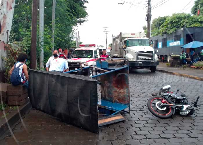 Caponera accidente de transito