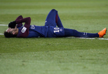 Así quedó el tobillo de Neymar tras su lesión neymar