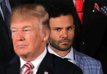 José Altuve se mostró molesto al visitar a Donald Trump jose