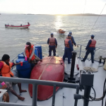 Distrito Naval Caribe rescata a tripulantes de la panga Domingo 1 nicaragua