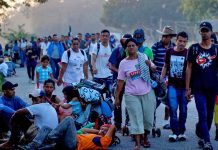 Trump a hondureños: «Den la vuelta» y «regresen a su país» caravana migrante