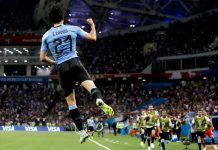 Uruguay a cuartos de final tras eliminar a Portugal y CR uruguay