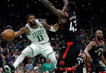 Kyrie aporta 43 puntos en triunfo de Celtics sobre Raptors kyrie