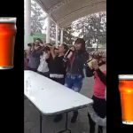 Bebiendo cerveza madres celebran su día en escuela mexicana dia de las madres