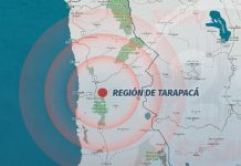 Temblor 5,2 sacude dos regiones del norte de Chile sismo