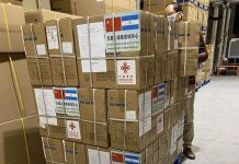 Argentina recibe asistencia sanitaria procedente de China china