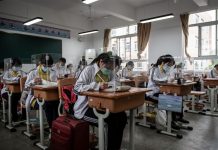 FOTOS: Alumnos de Wuhan vuelven a las escuelas wuhan
