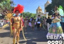 Estudiantes chinandeganos desfilan con patriotismo este 14 de septiembre fiestas patrias