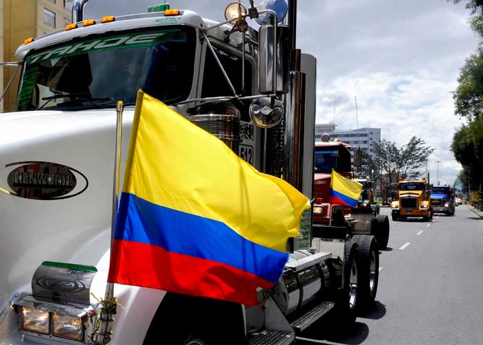 Colombia-paro paro de camioneros