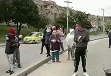 Protagonizan nueva jornada de protestas en Bogotá, Colombia colombia
