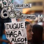 Denuncian el asesinato de tres líderes sociales en Colombia lideres sociales asesinados