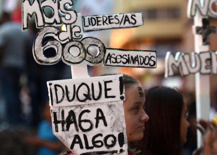 lideres sociales asesinados
