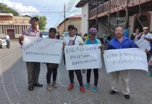 Pretenden desalojar a comerciantes del parque El Almendro desalojo