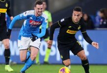 Aplazado el Nápoles-Inter de la Copa Italia por el coronavirus inter
