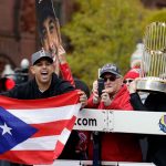Boston festeja otro campeonato de los Medias Rojas medias