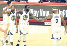 Los Warriors vencen 112-94 a los Clippers en debut de Cousins curry
