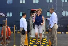Crucero Volendam llega cargado de visitantes y dinamiza la economía de Nicaragua puerto de corinto