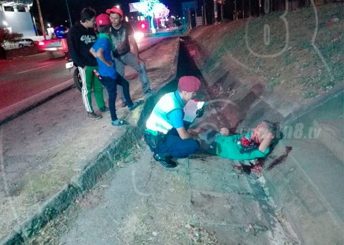 herido en managua