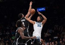 Con 25 de Rose, Timberwolves vencen 112-102 a Nets derrick