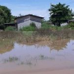 Desborde del río Goascorán afecta a más de 50 familias en Honduras lluvias