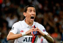 Con doblete de Di María, el PSG goleó al Real Madrid en Champions paris