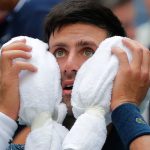 El calor hace sufrir a todos en el US Open novak