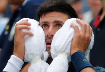 El calor hace sufrir a todos en el US Open novak