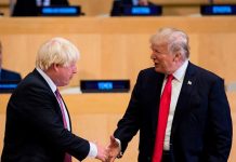 Trump y Johnson insisten en un pacto entre EE.UU. y el Reino Unido presidente donald trump