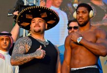 Todo listo para el combate entre Ruiz y Joshua en Arabia Saudita andy