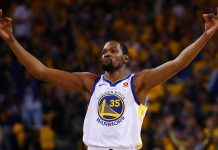 Durant, Thompson guían a Warriors a 2da ronda de playoffs kevin