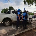 Arrestan a 2 sujetos y recuperan camioneta robada en Carretera Norte nicaragua