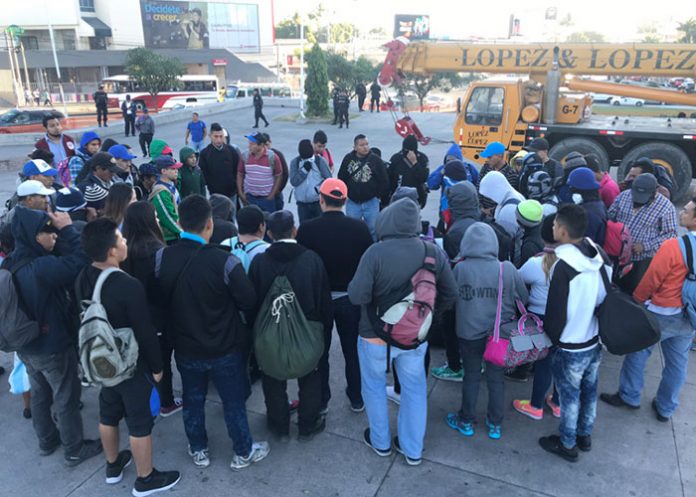 caravana de migrantes salvadorenos