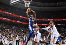 Con doble-doble de Embiid, 76ers vencen 119-114 a Suns joel