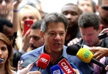 Fernando Haddad vota en segunda vuelta por la democracia de Brasil brasil