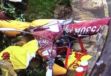 Un helicóptero se estrella contra una casa en California
