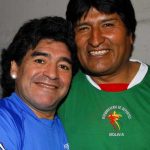 Evo Morales lamenta el fallecimiento de Maradona evo morales