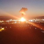 Fuerte explosión provoca incendio en un polígono petroquímico de España explosion
