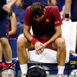 Federer cae tras mal partido en octavos del Abierto de EEUU roger