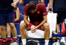 Federer cae tras mal partido en octavos del Abierto de EEUU roger