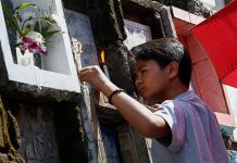 Más de 1,6 millones de filipinos visitaron los cementerios de Manila asia