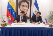 Nicaragua y Venezuela firman Acuerdo de Servicio Aéreo venezuela