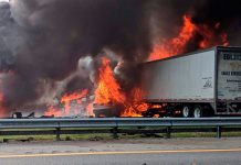 Siete muertos tras choque y derrame de combustible en Florida muertos
