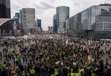 Chalecos amarillos realizan su 22° marcha en Francia chalecos amarillos