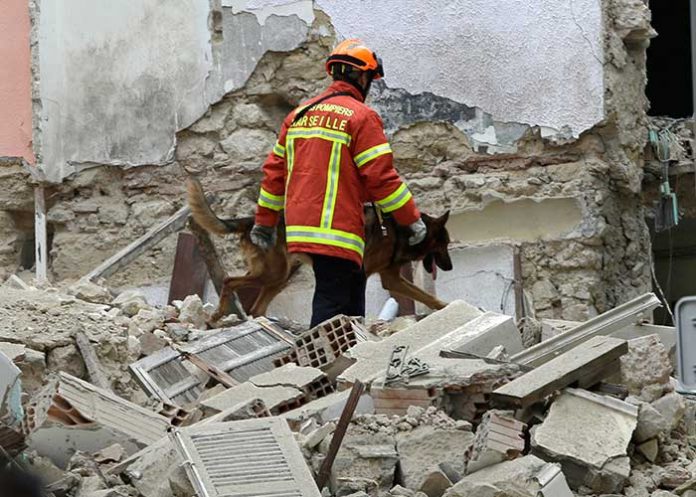 derrumbe de edificios