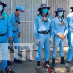 Jornada de fumigación en la Colonia Primero de Mayo, Managua