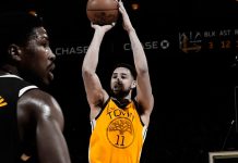 Thompson regresa con 39 puntos para vencer a Nuggets klay