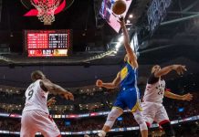 Warriors sobreviven y prolongan la Final ante Raptors warriors