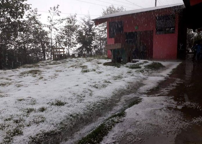 lluvia de granizo