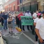 Trabajadores del sector público protestan por pago de quinquenios en Honduras honduras