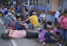 Nueva caravana de migrantes sale de San Pedro Sula rumbo a EE.UU. migrantes